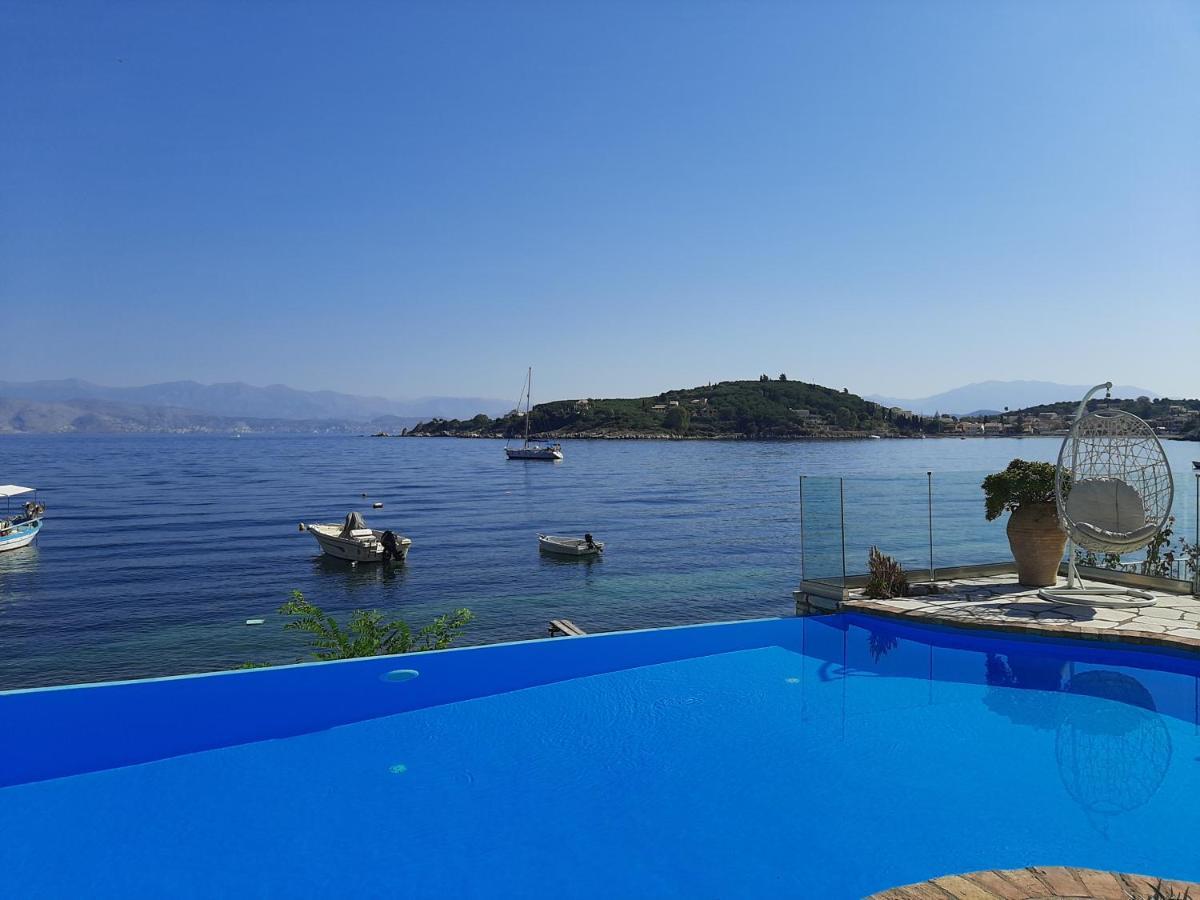 Imerolia Beach Villa Kassiopi Corfu Екстер'єр фото